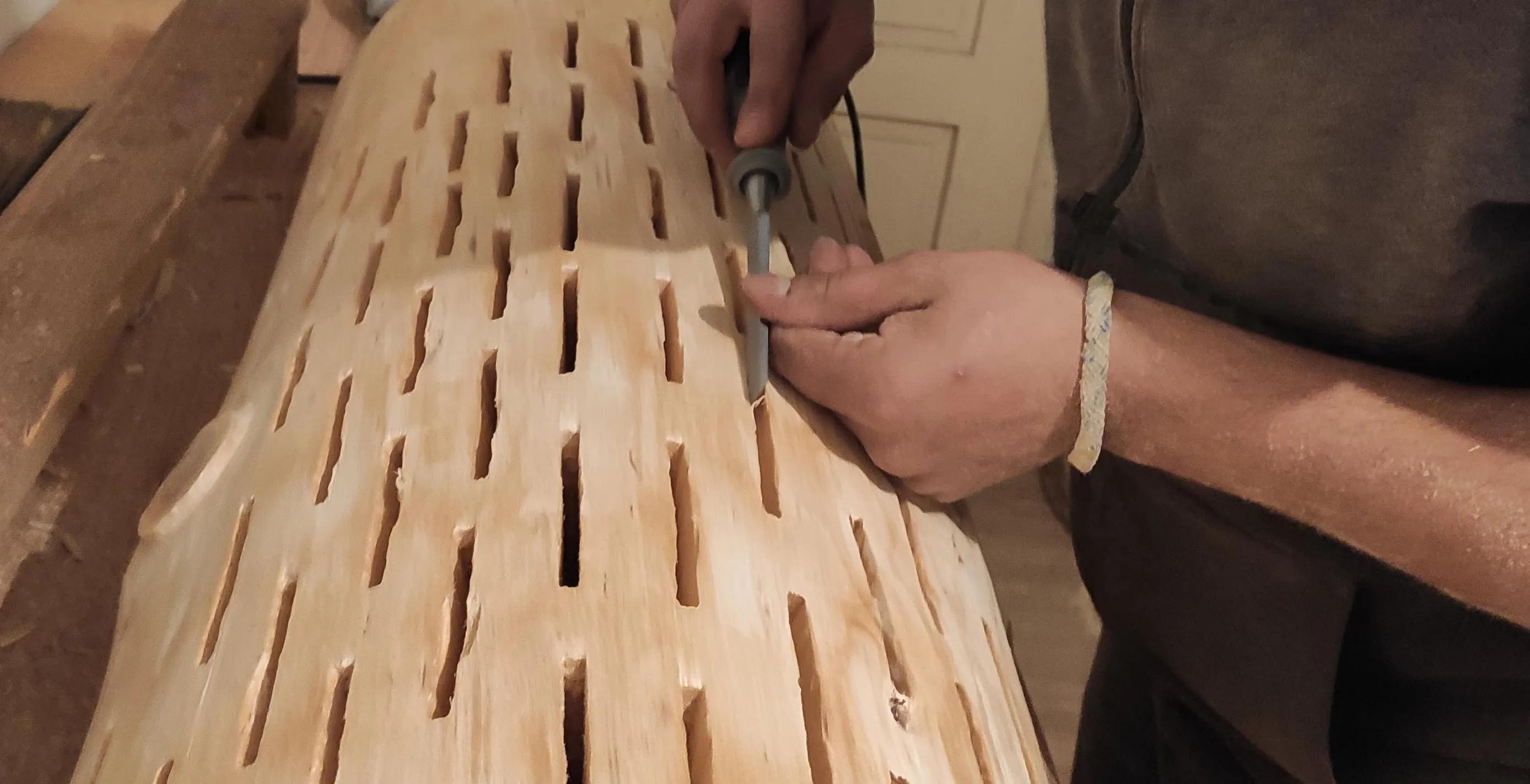 Woodwork by hand